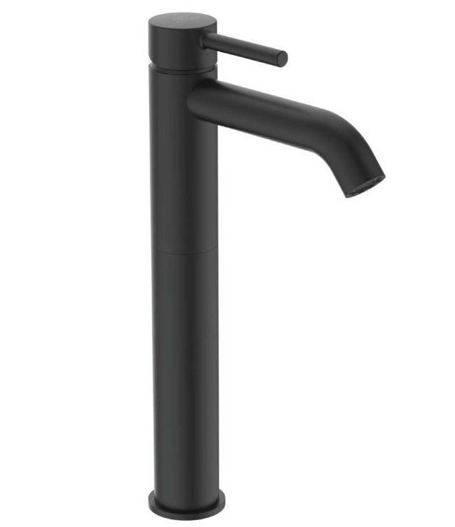 Vessel Высокий смеситель для раковины, матовый черный