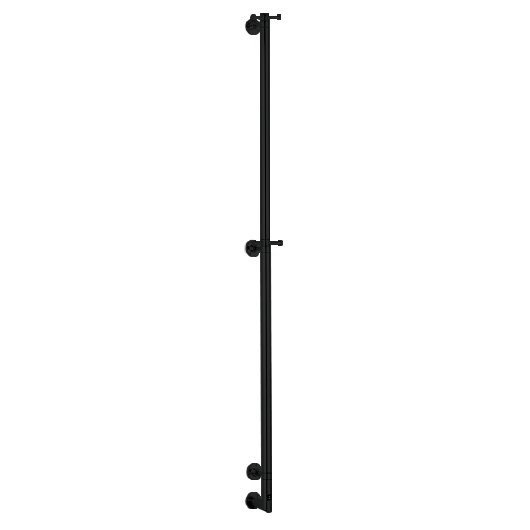 Полотенцесушитель электрический  1685х125 мм цвет brushed matt metal black po
