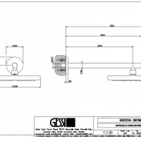 Душевая программа Верхний душ 334x567x134 с кронштейном хром 