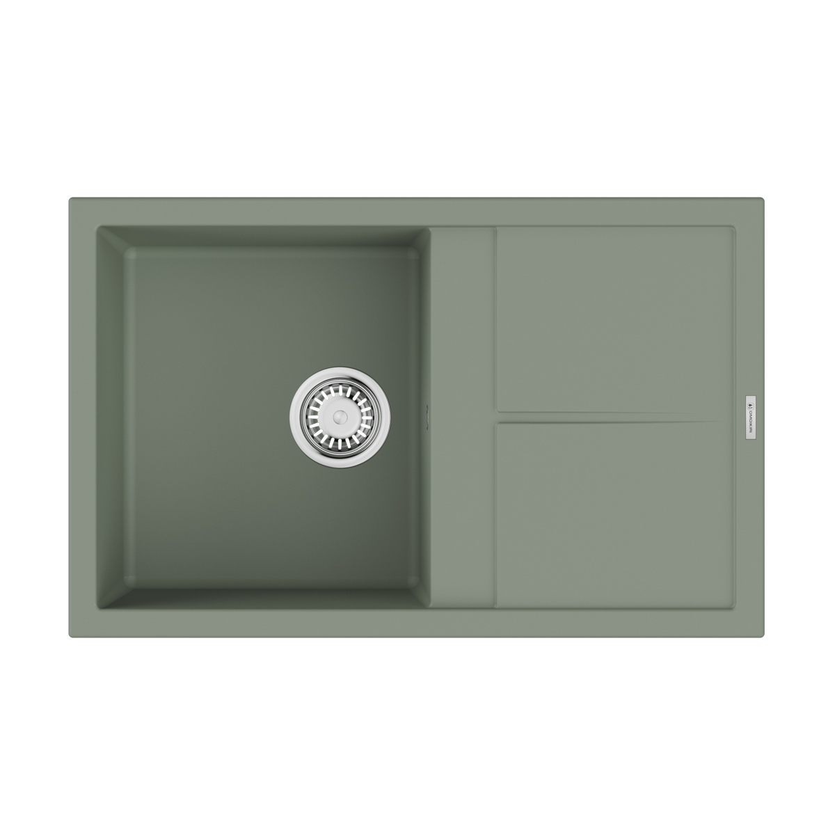 Кухонные мойки Кухонная мойка 790x500x200 Sumi 79A-WG Artceramic/wind green 