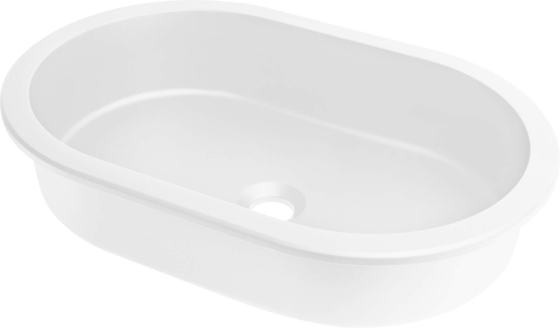 Раковины Раковина встраиваемая,иск.камень 588*390*145мм (алебастр) 