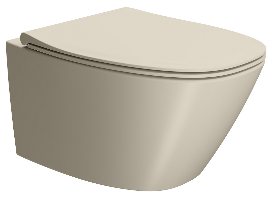 Унитазы Унитаз подвесной 540×370 мм, Swirlflush, с креплением FISR4, цвет матовый Creta 