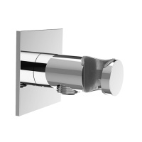 Комплектующие Подключение для душевого шланга с держателем душа, хром 