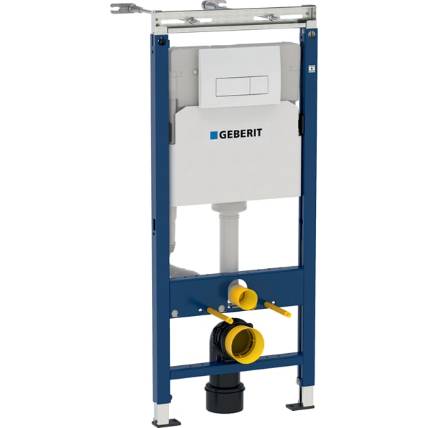 Системы инсталляции инсталляция Duofix для подвесного унитаза, со смывным бачком Delta, панель смыва Delta51 белая 