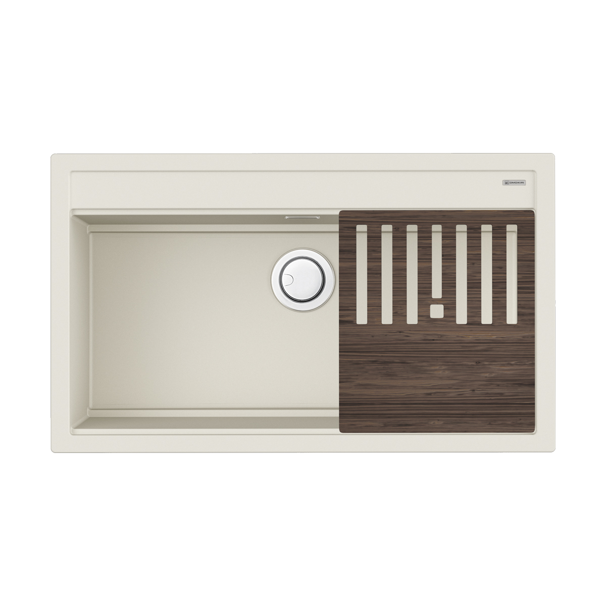 Кухонные мойки Кухонная мойка 860x510x200 Kitagawa 86-LB-WH Artceramic/белый 