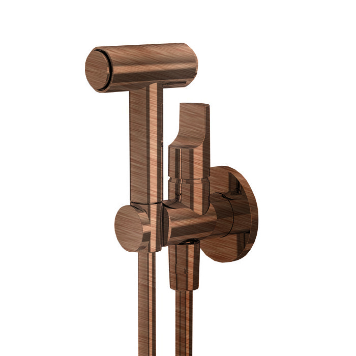 Встраиваемый гиг душ/гидр, в компл со смесит, ручной душ с 2 режим, шланг 1200 мм, браш янт бронза (внешняя часть)