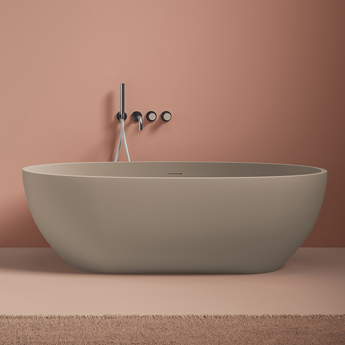 Ванна HOOP 170x70хh50 см отдельностоящая, цвет tortora