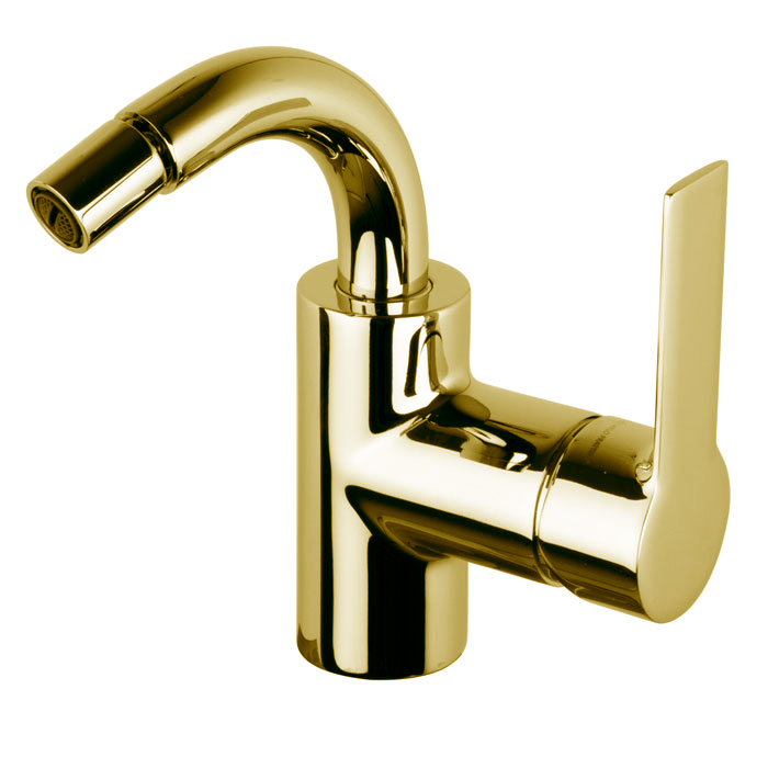 Смесители Смеситель для биде, на 1 отверстие, цвет золото 