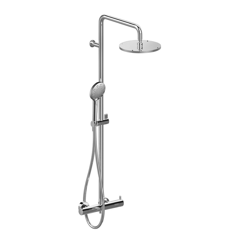 Штанга для душа с внешней частью смесителя, хром
