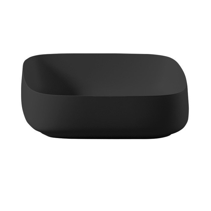 Раковины Раковина настольная 55x35 см, цвет матовый черный, Saniglaze 