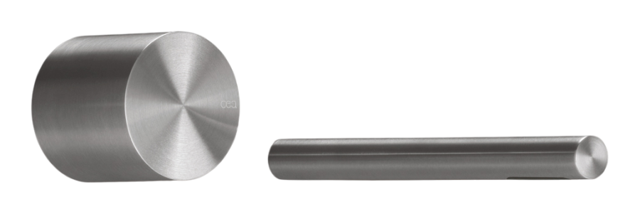 Смесители Смеситель для раковины Opus, прогрессивный, настенный, на 2 отверстия, излив L-200 мм, внешняя часть, сталь, цвет сатинированная сталь 