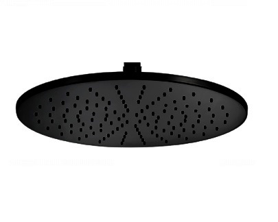 Душевая программа Верхний душ диаметр 300 мм, черный матовый 