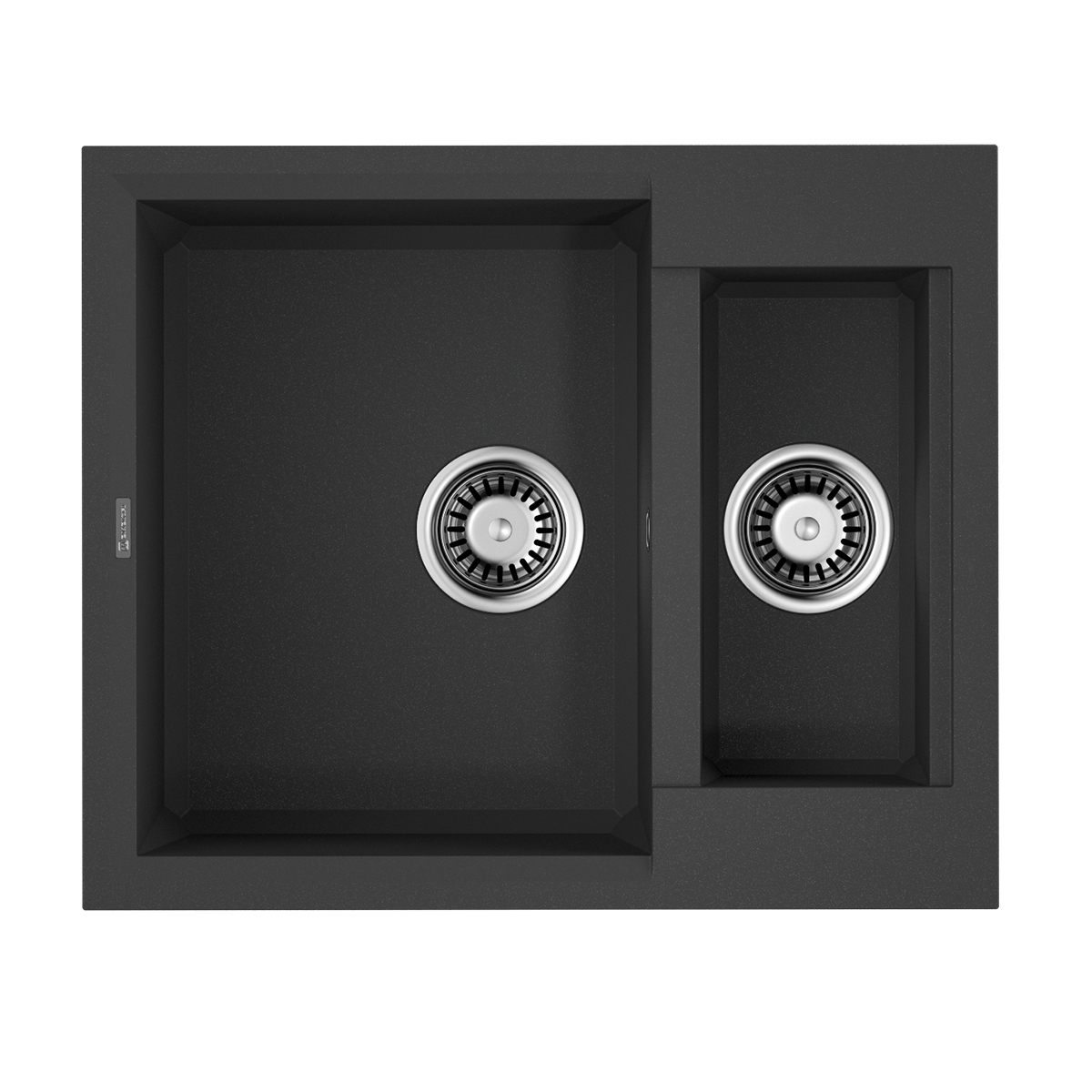 Кухонные мойки Кухонная мойка 600x500x210 Sakaime 60-2-BL Tetogranit/черный 