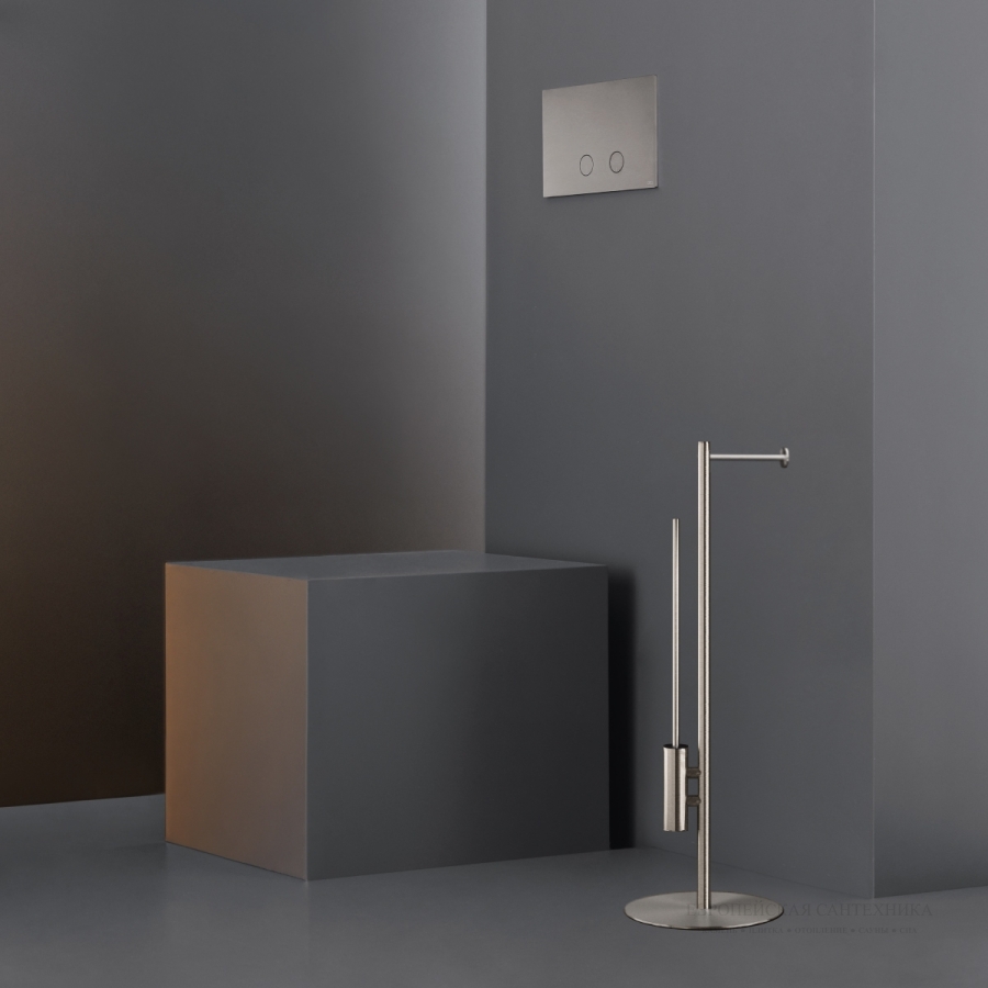 Стойка держателей Complements, бумагодержатель, ершик, цвет сатинированная бронза