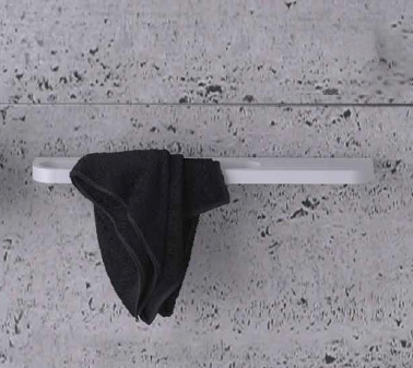 K.Stone Oval Аксессуар п/держатель с полочкой настенный, 50x8x2H см, бел/мат.