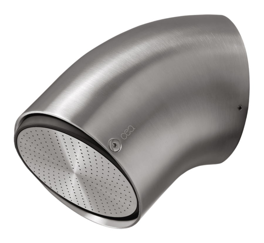 Душ верхний Free Ideas, настенный, регулируемый, 1режим, P. 140 мм, сталь, цвет сатинированная бронза