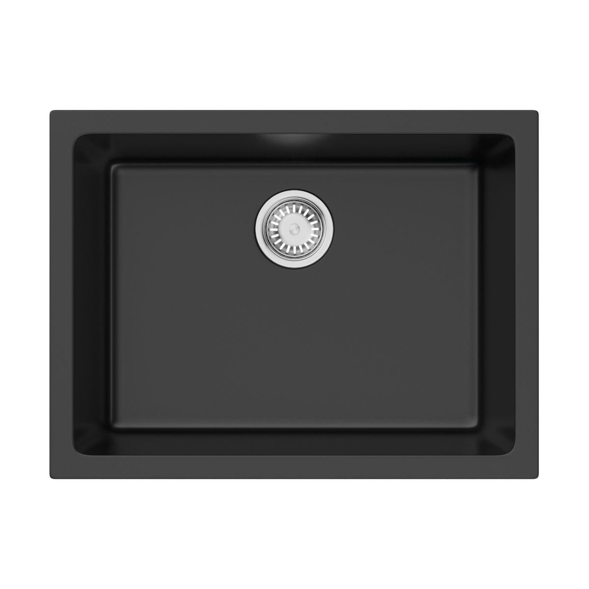 Кухонные мойки Кухонная мойка 610x460x255 Okinoshima 61-U/I-BL Natceramic/черный 