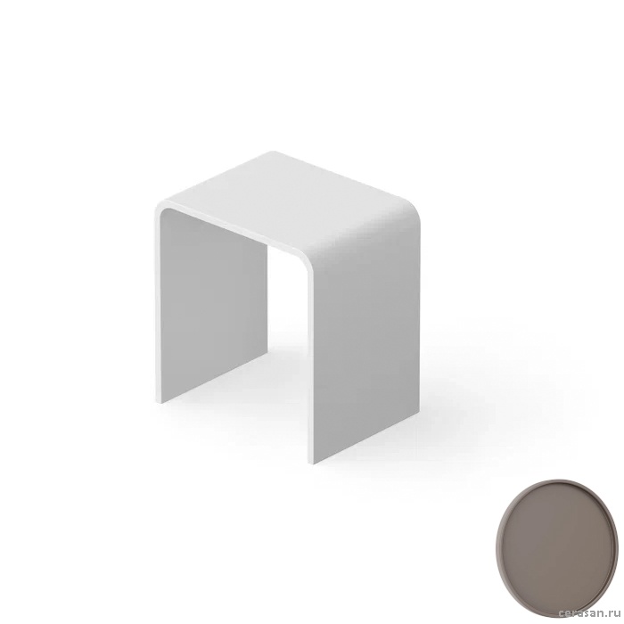 Мебель для ванной Стул 400х300хh430 мм, цвет grey brown 