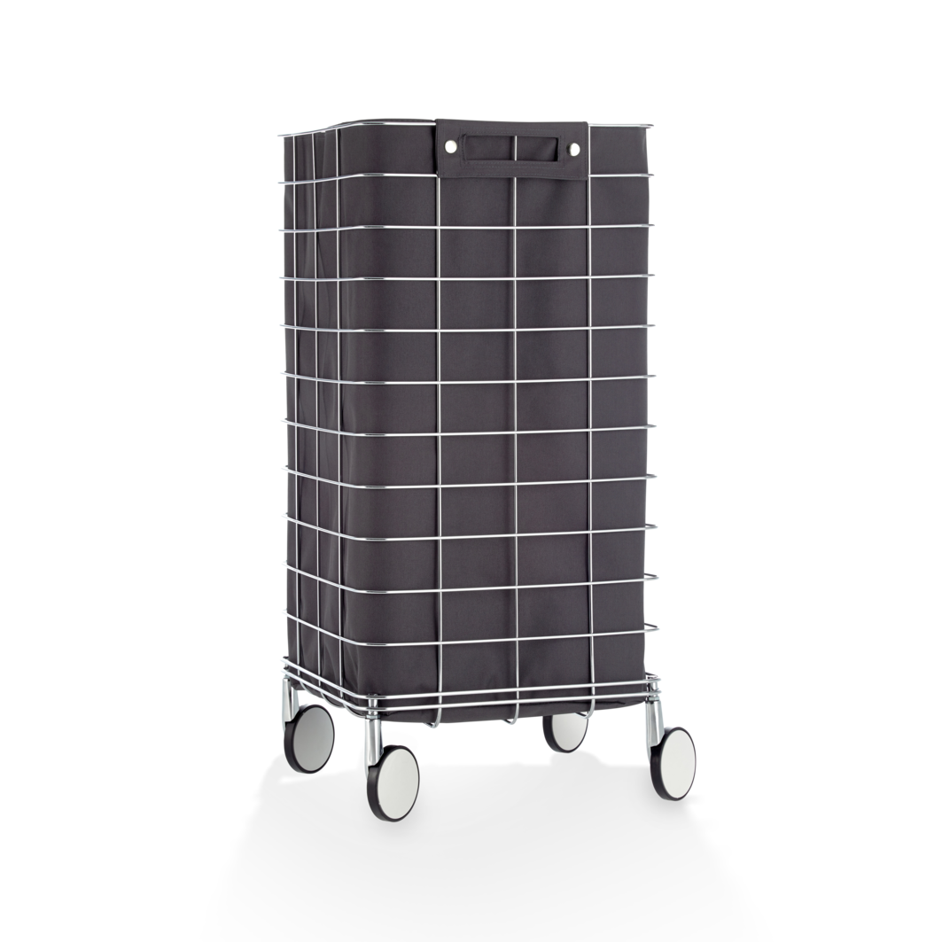 Аксессуары для ванной WR 1 Тележка для стирки, хром/антрацит 