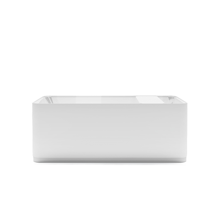 Ванны Ванна отдельностоящая 1600х730х600 мм, с сливом-переливом и сифоном, SOLID SURFACE, цвет белый матовый 