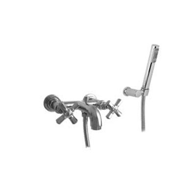 Смесители Смеситель для ванны с ручным душем со стены 
