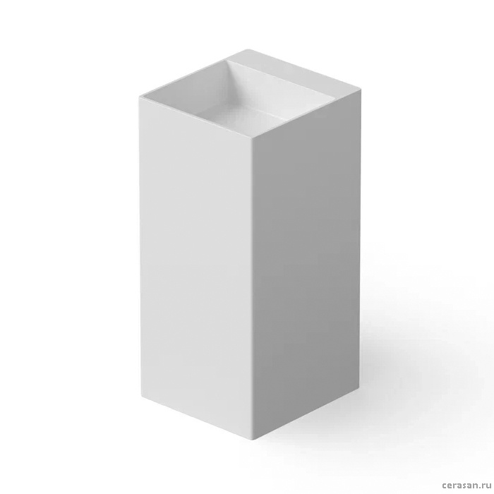 Раковины Раковина напольная 42x45xh90 см, материал: Solid Surface искуственный камень, цвет: White №18 