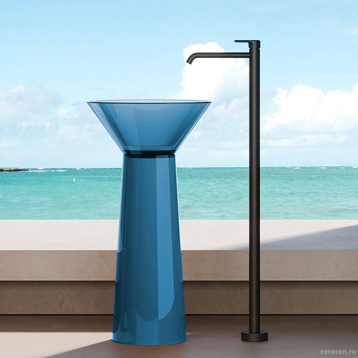 Раковины Раковина напольная d480хh900 мм, цвет royal blue 