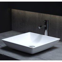 Раковины Раковина накладная 380х380, матовая, материал S-Stone 