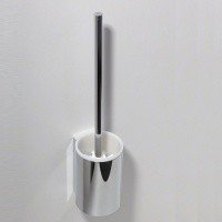 Аксессуары для ванной Ёршик для унитаза подвесной (хром | белый) 