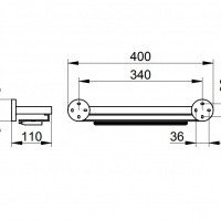 Аксессуары для ванной Полка для душа 