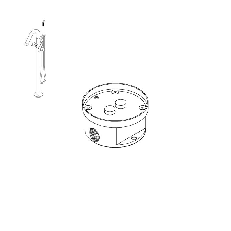 Смесители Встраиваемая часть смесителя 