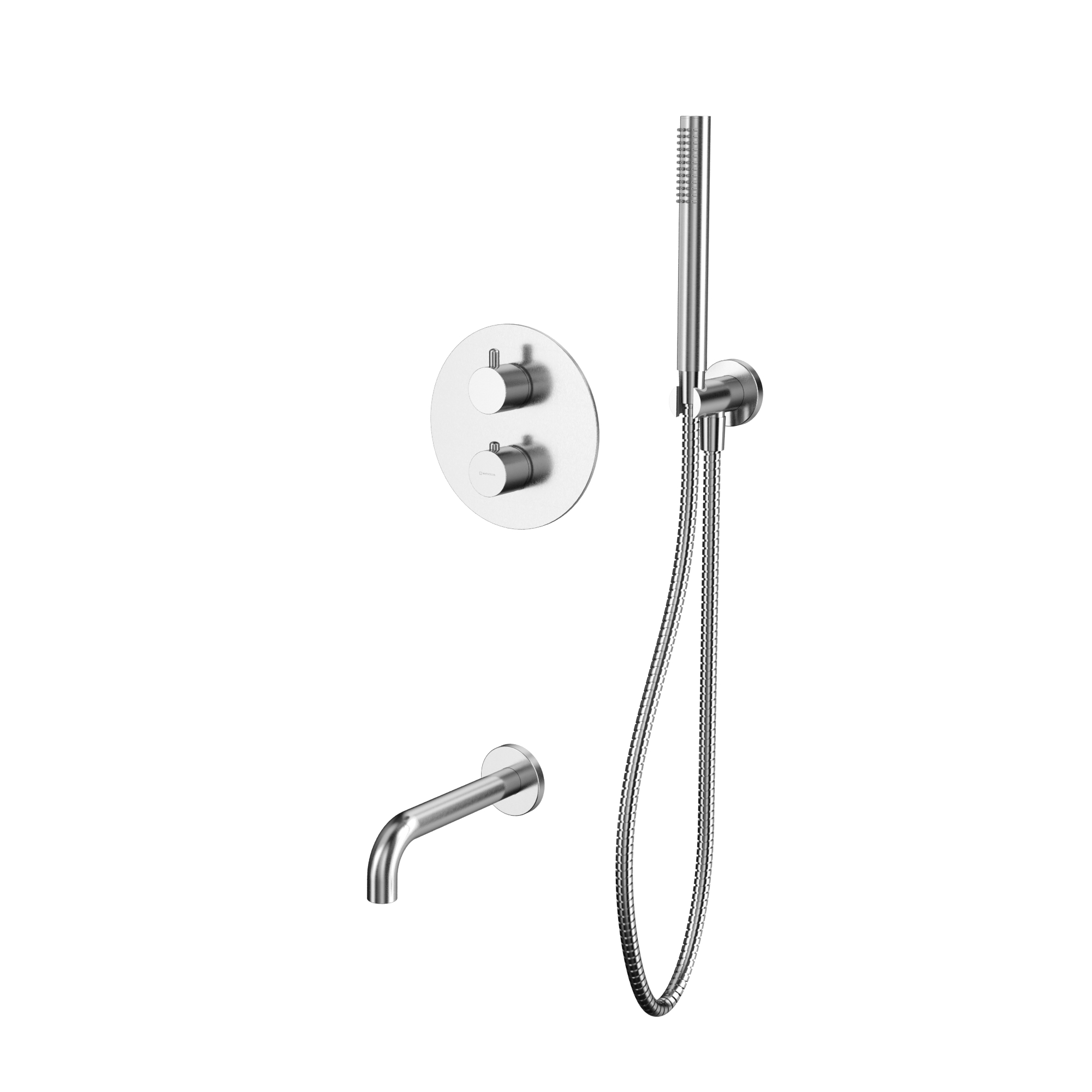 Душевая программа Термостатическая система для ванны скрытого монтажа YSET10NIB (брашированный никель) 