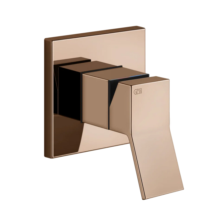 Смесители Встраиваемый однорычажный смеситель без излива (внешние части), цвет медь 