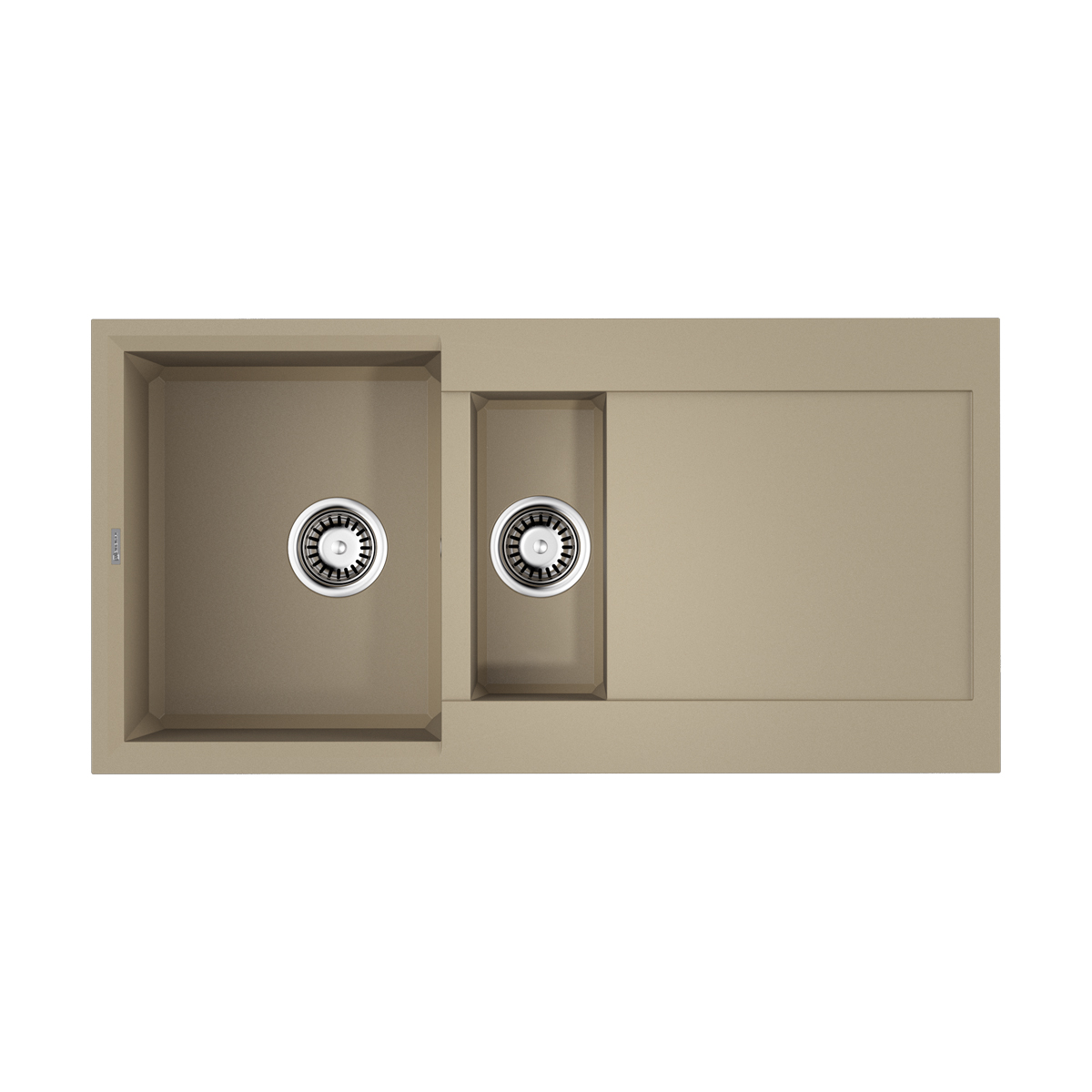 Кухонные мойки Кухонная мойка 1000x500x200 Sakaime 100-2-CH Tetogranit/шампань 