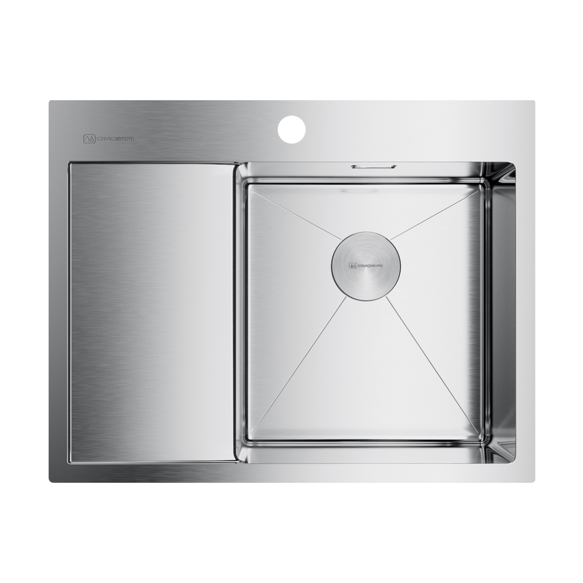 Кухонные мойки Кухонная мойка 650x510x200 Akisame 65-R-IN нержавеющая сталь/нержавеющая сталь 