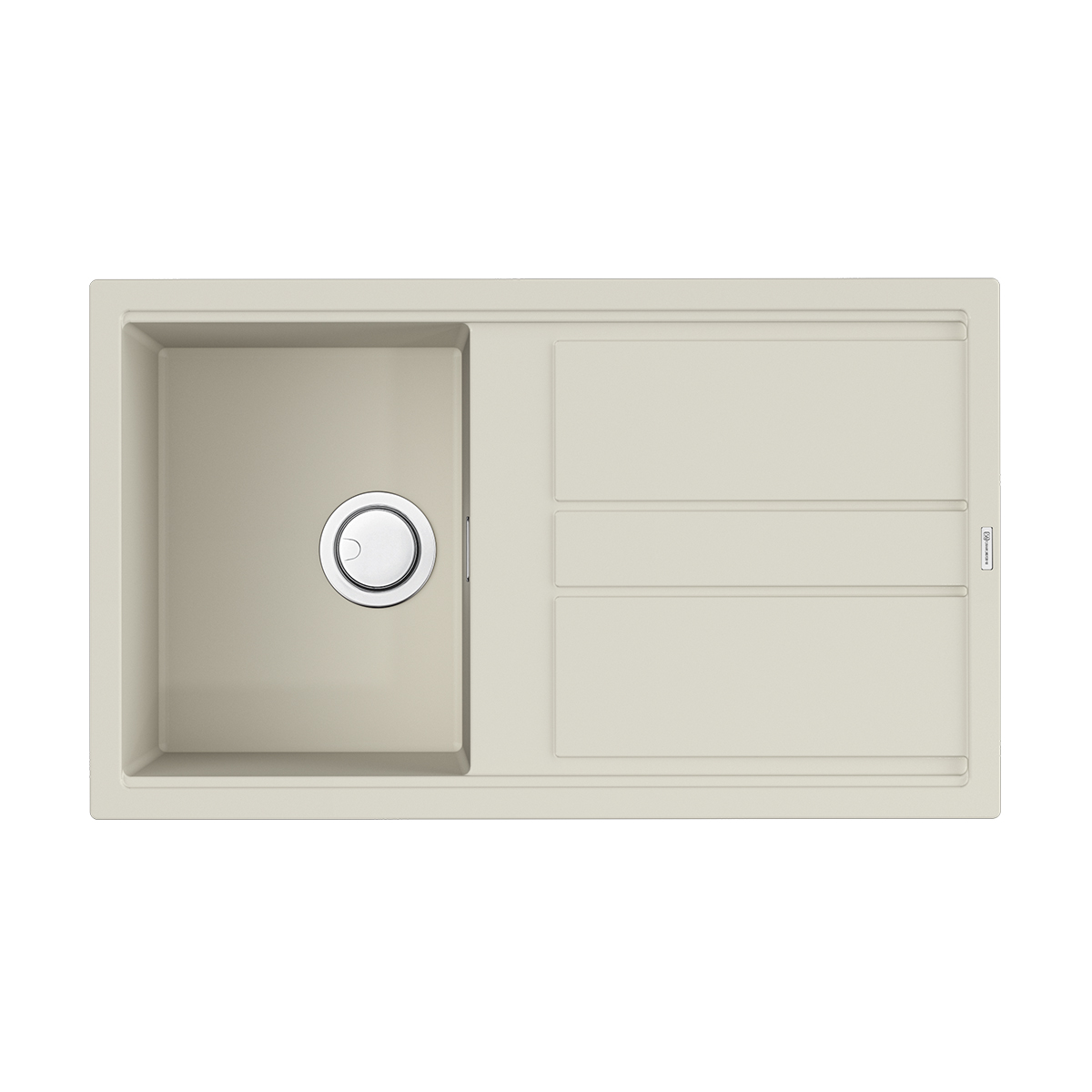 Кухонные мойки Кухонная мойка 860x510x200 Kitagawa 86-WH Artceramic/белый 