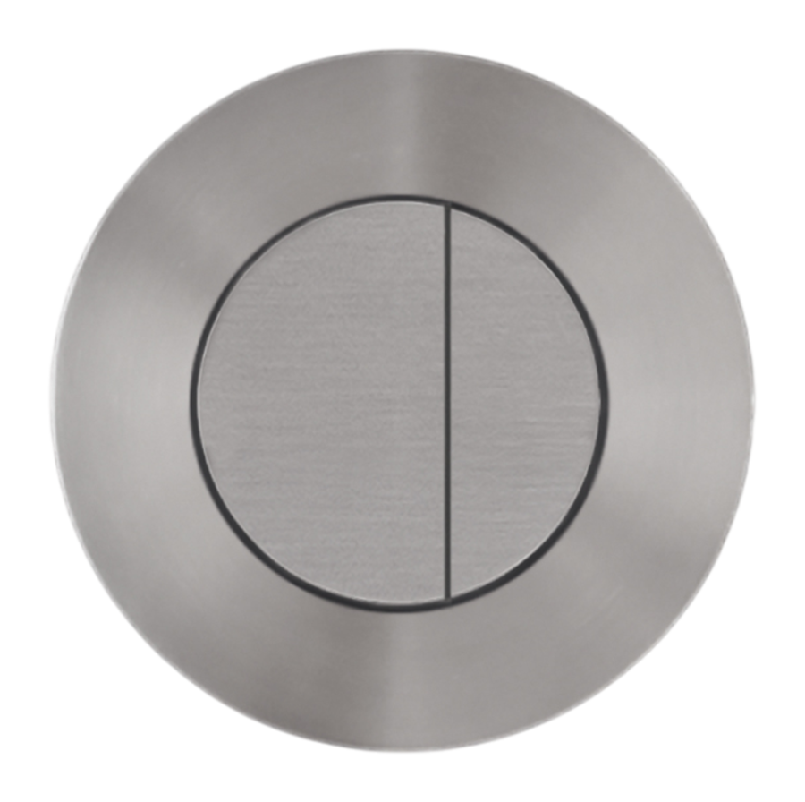 Кнопка двойного смыва Hydroplate, пневматическая, для встроенного/внешнего бачка Geberit (Sigma12, Omega12), сталь, цвет Black Diamond сатинированный