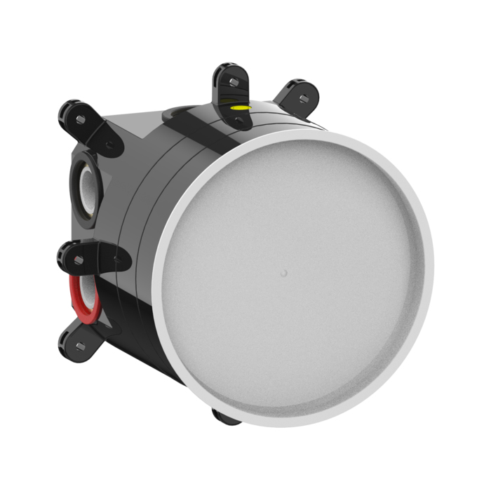 Встраиваемая часть для термостатического смесителя с 2 запорными кнопками, цвет хром