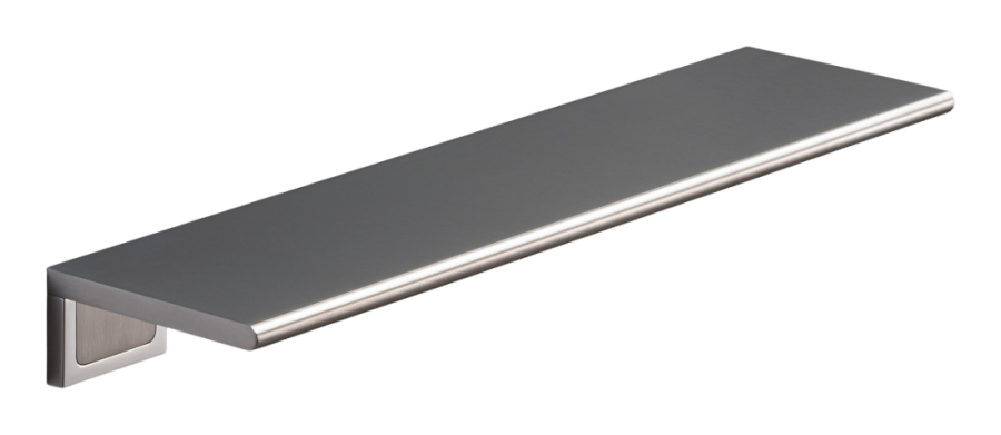 Полка Duet, настенная, универсальная, сталь, цвет сатинированное светлое золото