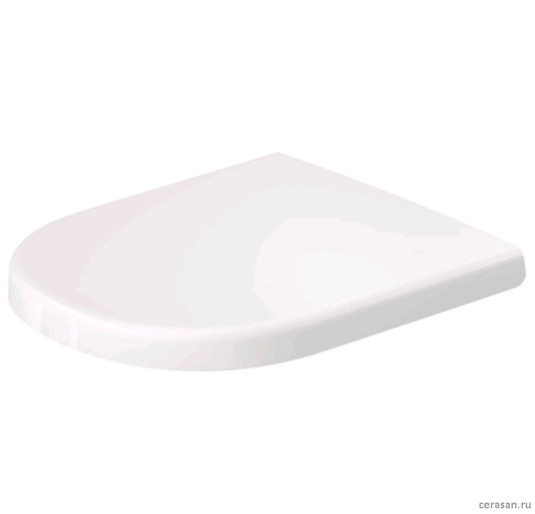 Сиденье для унитаза, цвет белый