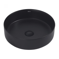 Раковины Раковина накладная 40х40 цвет черный матовый 