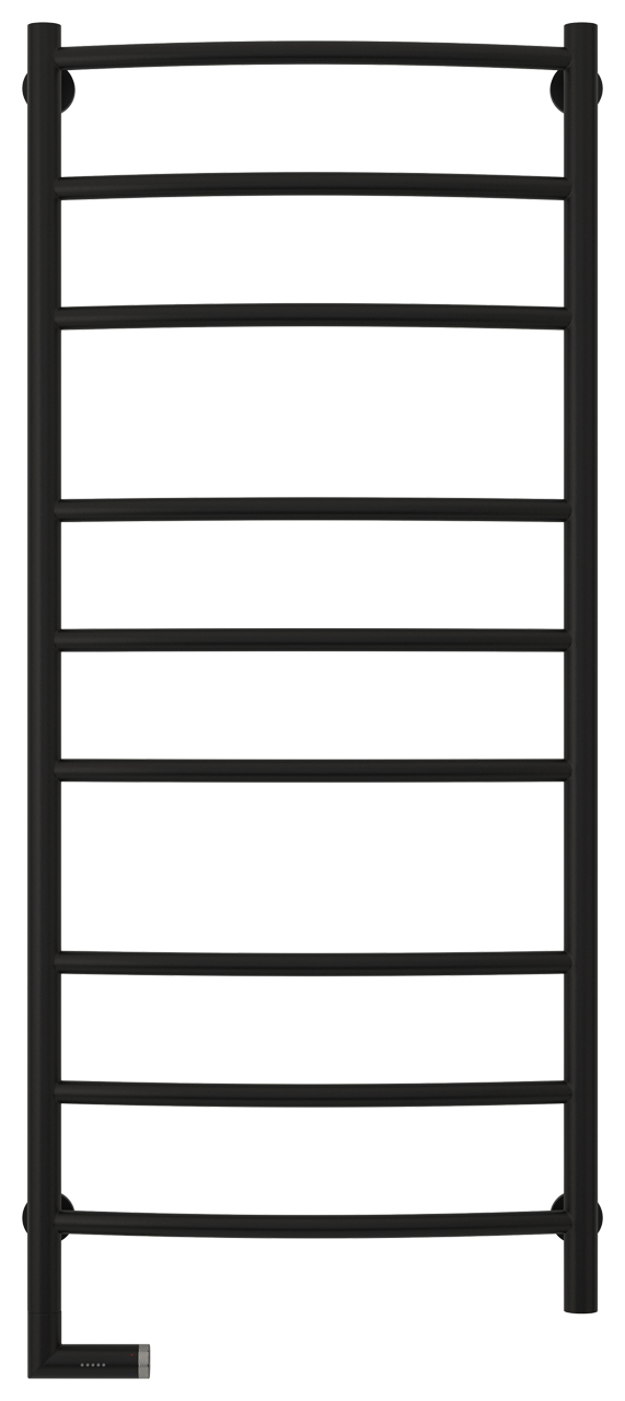 Полотенцесушители Полотенцесушитель электрический 1200х500 / МЭМ левый (Матовый чёрный) 