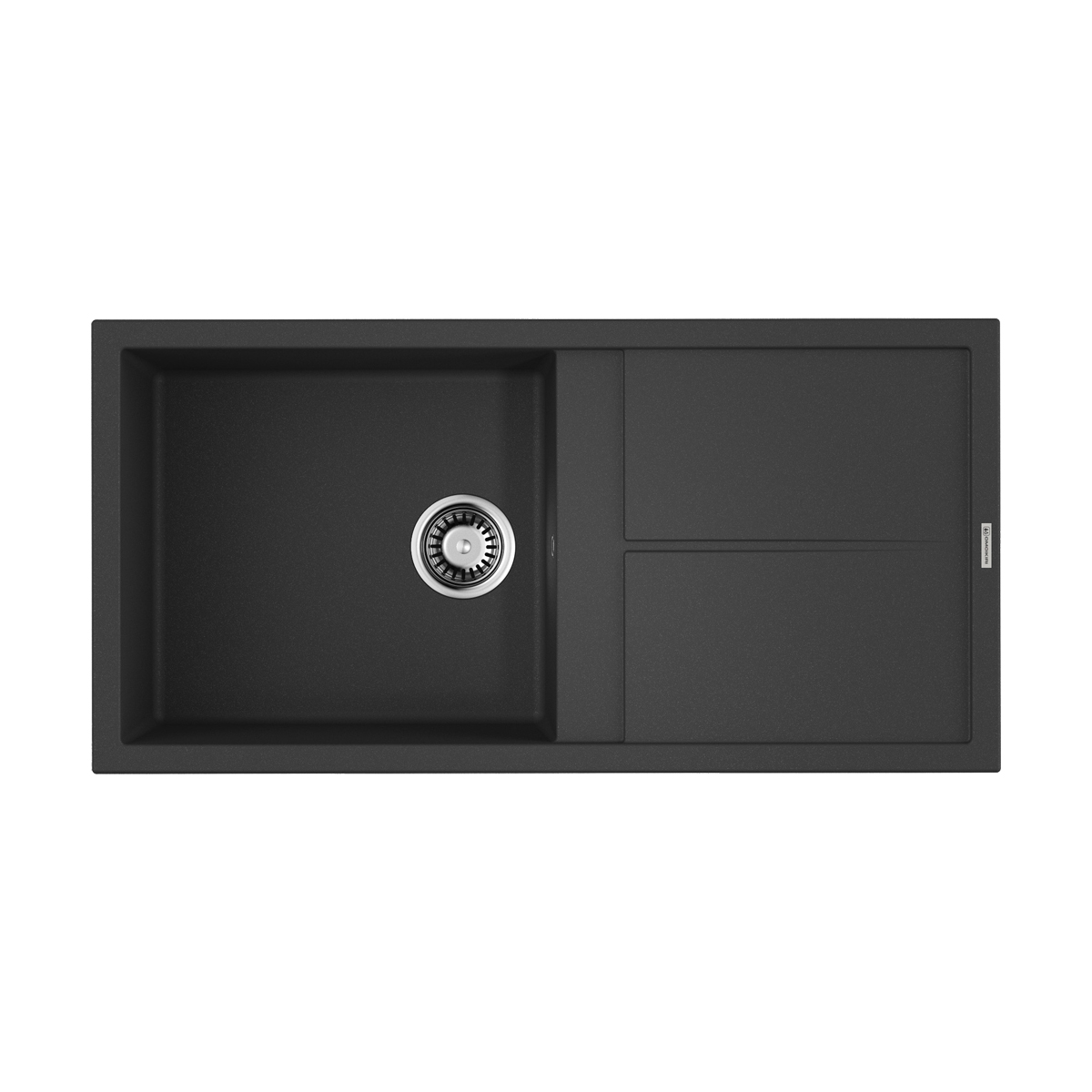 Кухонные мойки Кухонная мойка 1000x500x200 Sumi 100-BL Tetogranit/черный 