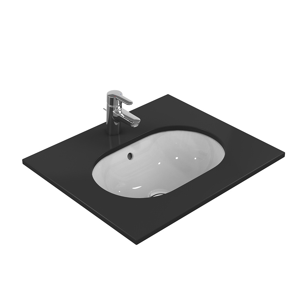 Раковины Раковина врезная, снизу столешницы 55*38 см 