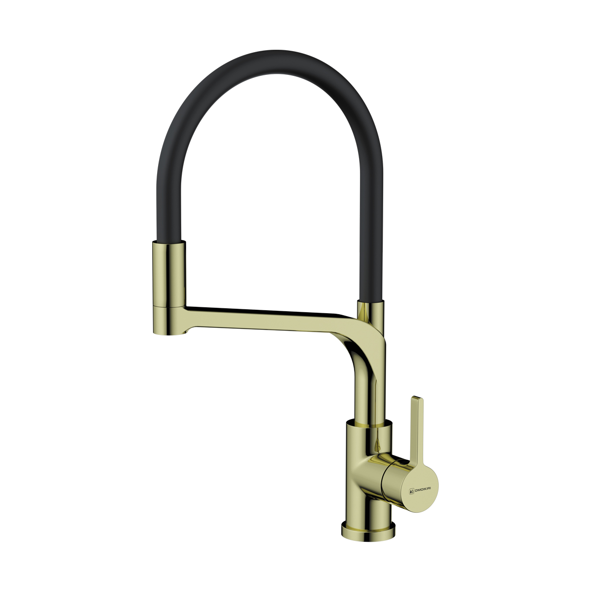 Смесители для кухни Смеситель для кухни Sinto 2 Plus-LG-BL латунь/светлое золото/черный 
