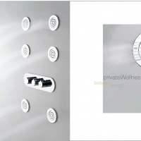 Комплектующие Душевая форсунка, хром 