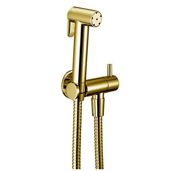 Cisal Shower A300790024 Гидроершик - комплект с запорным вентилем (золото)