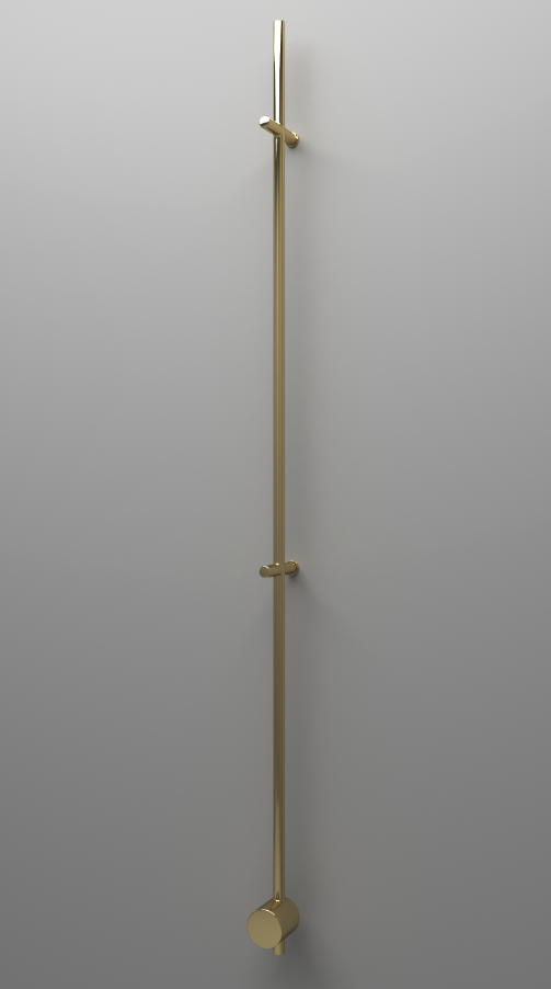 Полотенцесушители Полотенцесушитель электрический 70х1700х60, с кнопкой вкл/выкл, цвет шелк шампань 