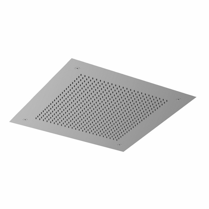 Встраиваемый верхний душ 38х38 см, 1 режим, цвет Mirror Stainless Steel