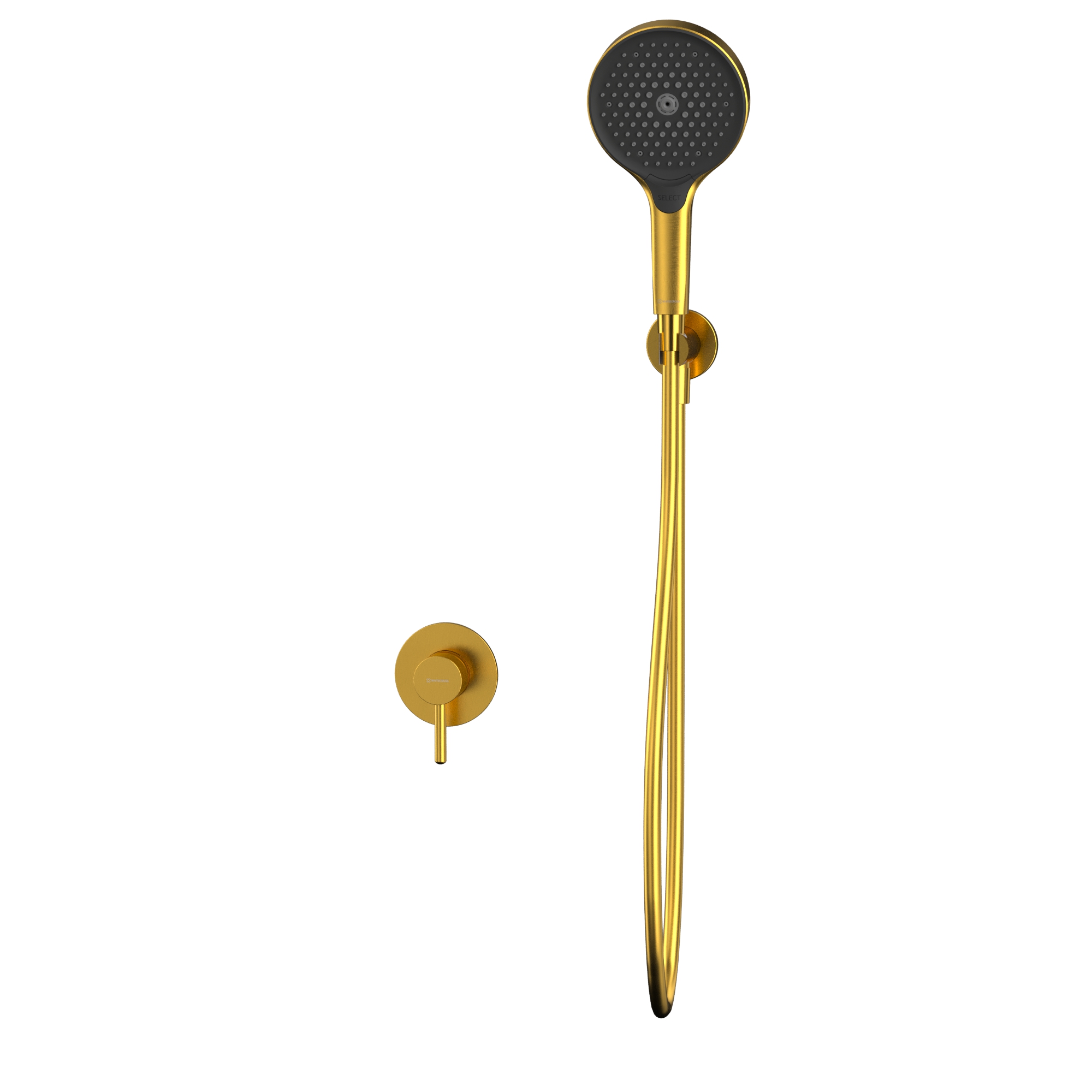 Душевая программа Система для душа скрытого монтажа YSET02TOPGLB (брашированное золото) 